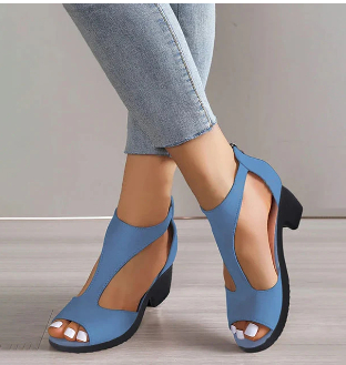 Sandales Ă Talons Hauts Peep Toe pour Femme