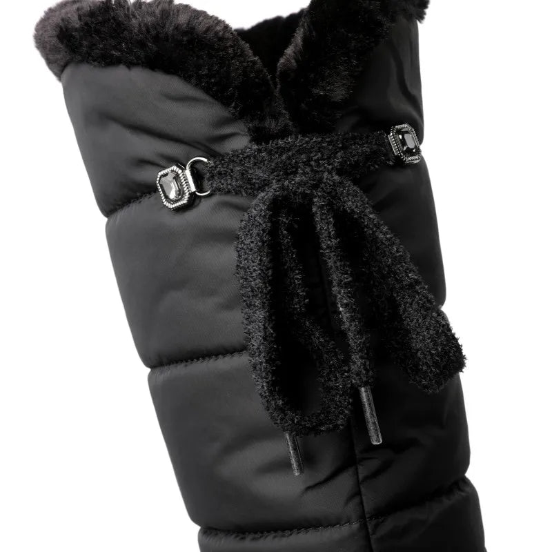Bottes de neige imperméables à semelle épaisse