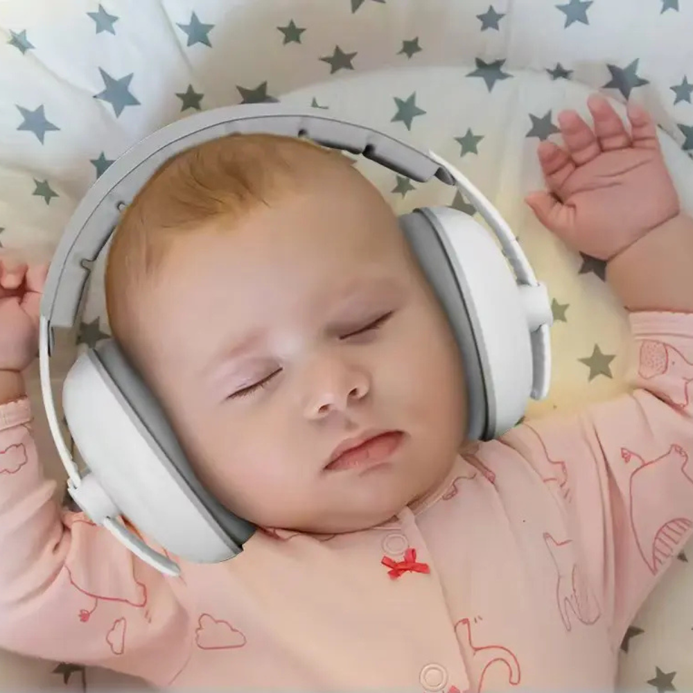 BabySilence | Casque anti-bruit pour bébé – Sommeil, voyages, protection auditive, conception extensible
