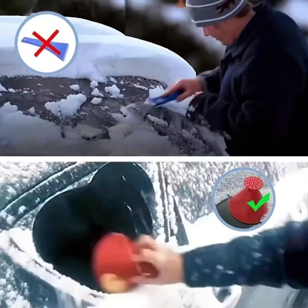 Grattoir de pare-brise auto – Élimination rapide du givre