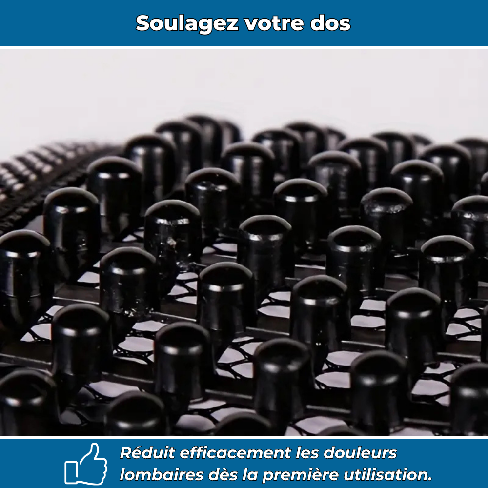 ZenBack – Coussin de soutien lombaire avec effet massage