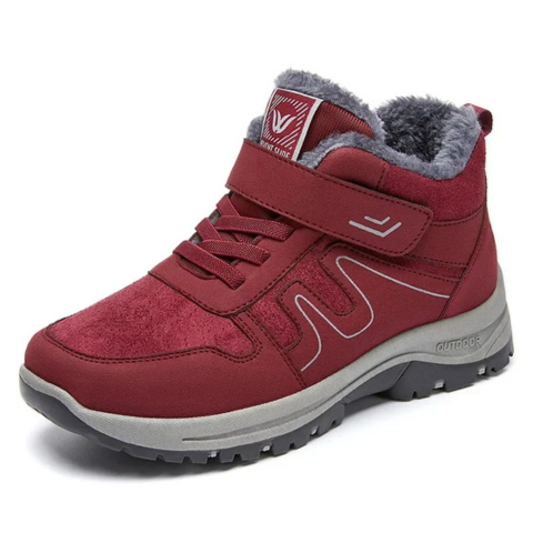 Bottes d'Hiver Unisexes en Cuir suédé