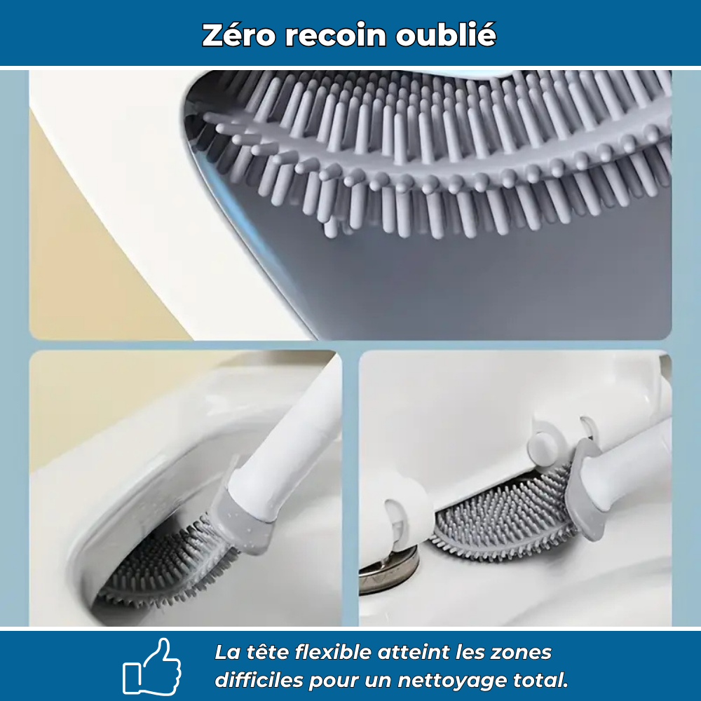 FlexiWC – Brosse WC en silicone souple et efficace