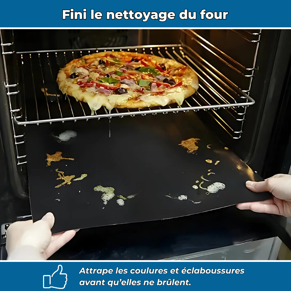 Cuisin'Pro – Tapis de four & barbecue multi-usages (Lot de 2)