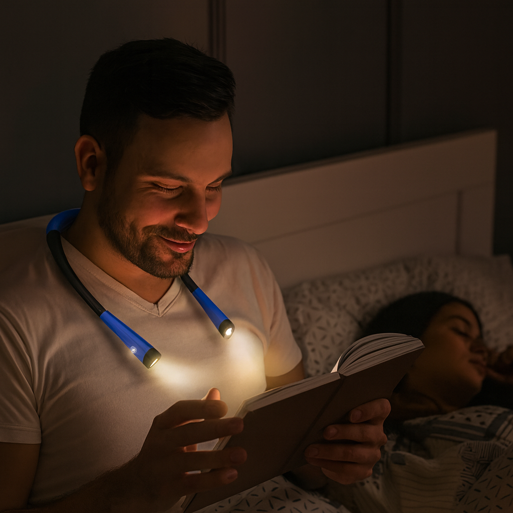 Lectura | Lampe de lecture cou rechargeable LED Liseuse | Éclairage réglable mains libres