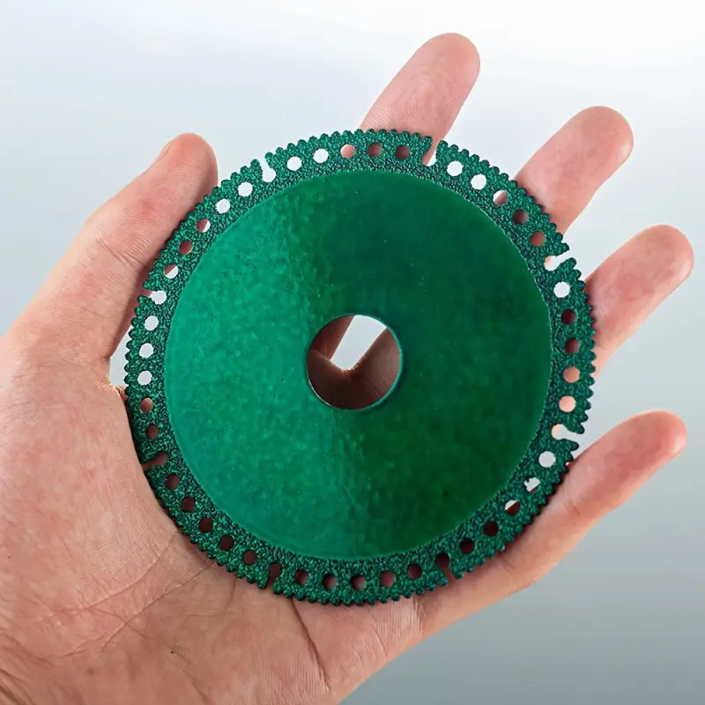 Lot de 3 disques diamant indestructibles 100 mm pour meuleuse multi-matériaux carrelage bois métal PVC