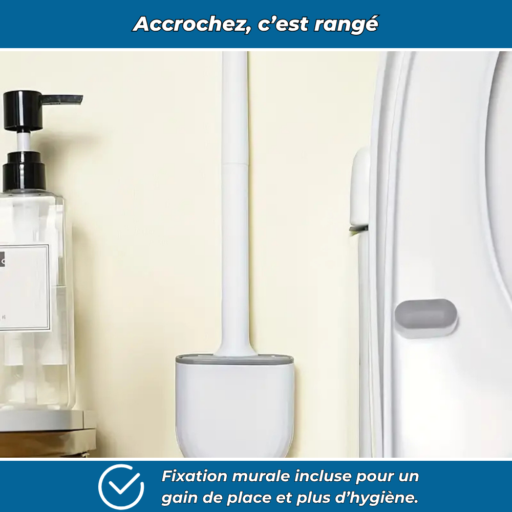 FlexiWC – Brosse WC en silicone souple et efficace