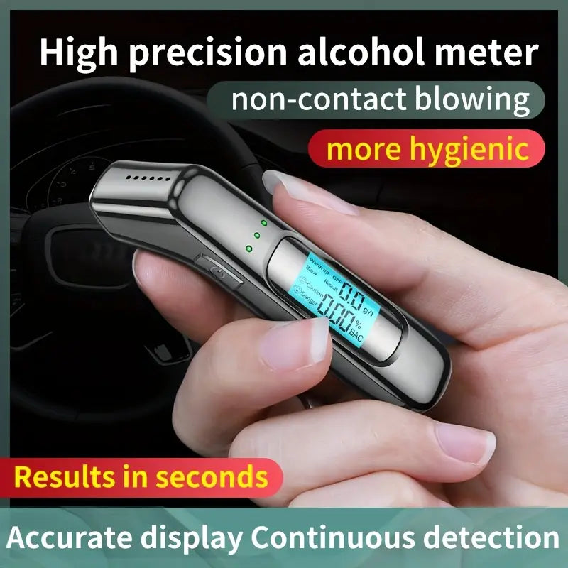 Alcotex™ – Éthylotest Électronique Portable à Lecture Rapide et Écran LCD