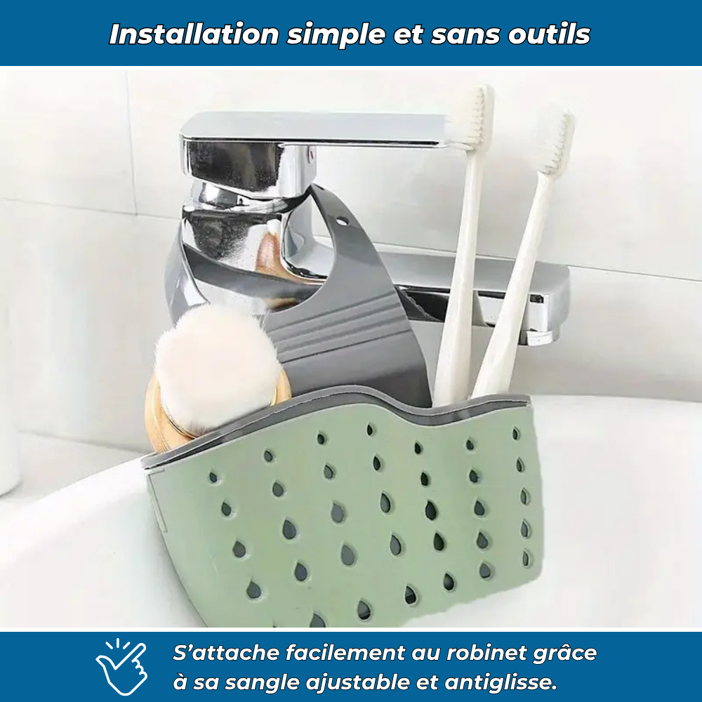 Clip’Évier – Panier suspendu pratique et réglable