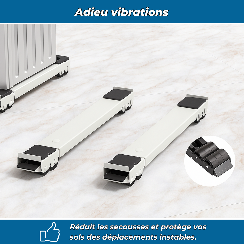 Roulettes robustes pour appareils lourds (lot de 2)