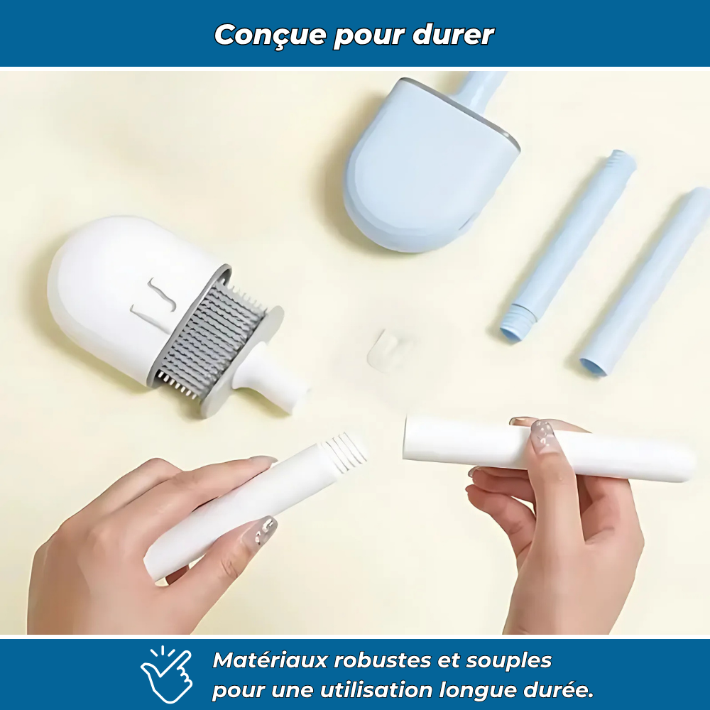 FlexiWC – Brosse WC en silicone souple et efficace