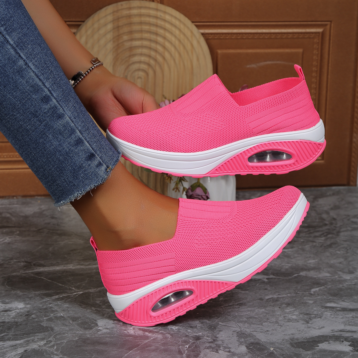 Chaussures de Marche Polyvalentes en Maille pour Femmes!