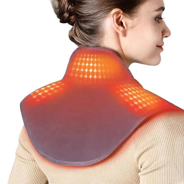 CalorZen™ – Coussin Chauffant Dos et Nuque Soulagement Chauffant Ajustable