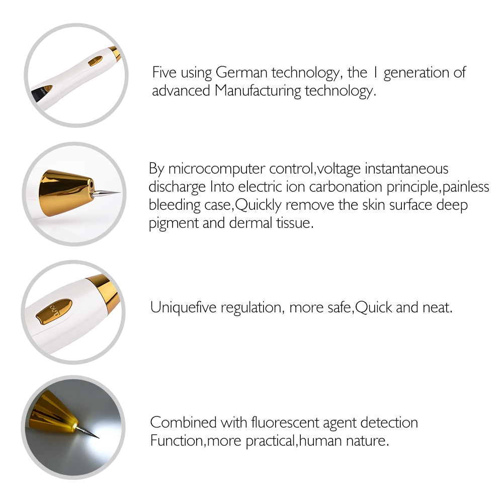 DermaClear™ – Stylo Plasma pour Enlever les Grains de Beauté