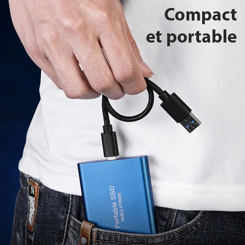 UltraStorage™ – Disque Dur Externe SSD Ultra Rapide et Compact