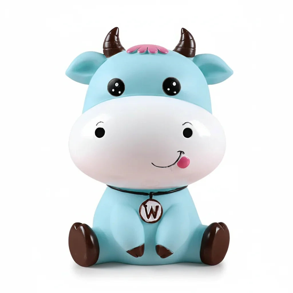 Tirelire Vache Rose