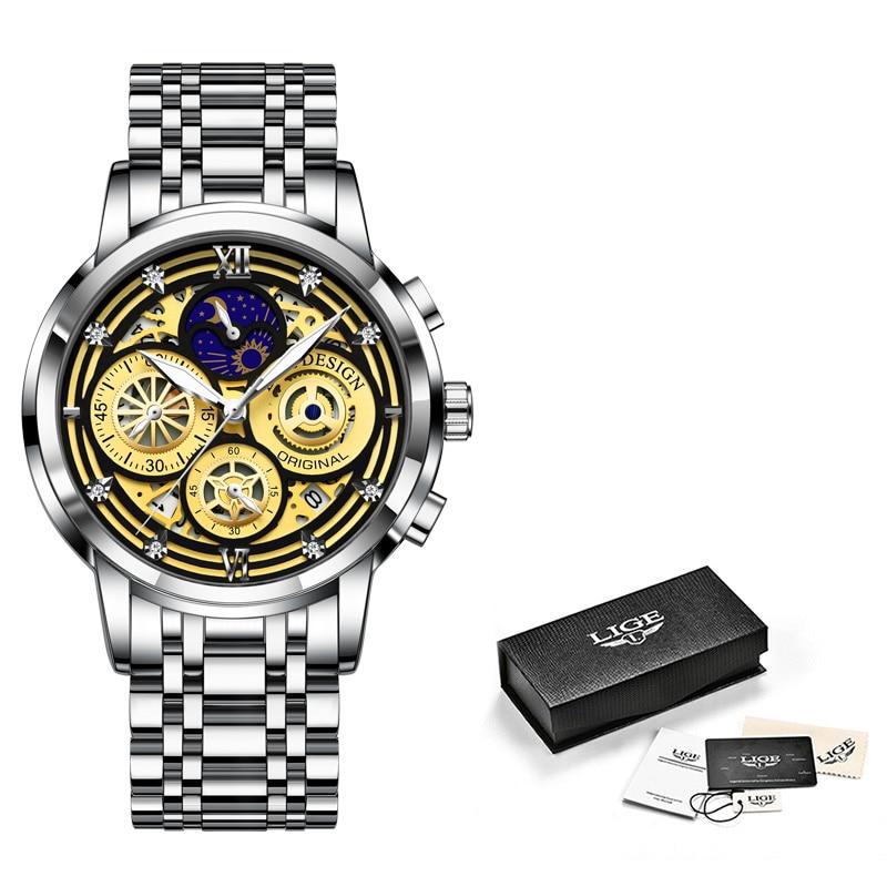Montre bracelet élégante pour homme