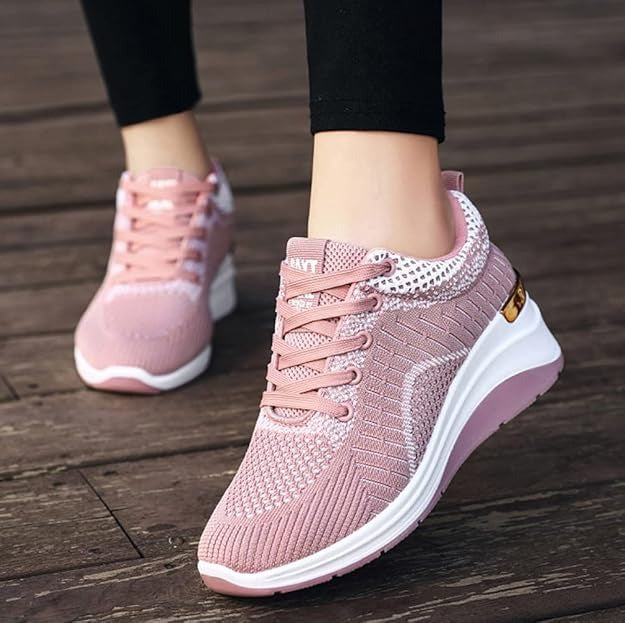 Haelios™ – Basket Orthopédique Femme à Semelle Compensée Respirante
