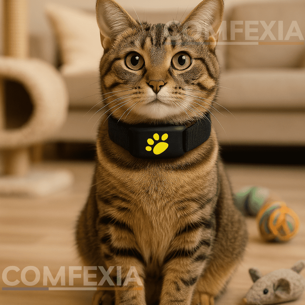 Mewly™ – Collier GPS Chat Sans Abonnement Suivi Instantané Haute Précision