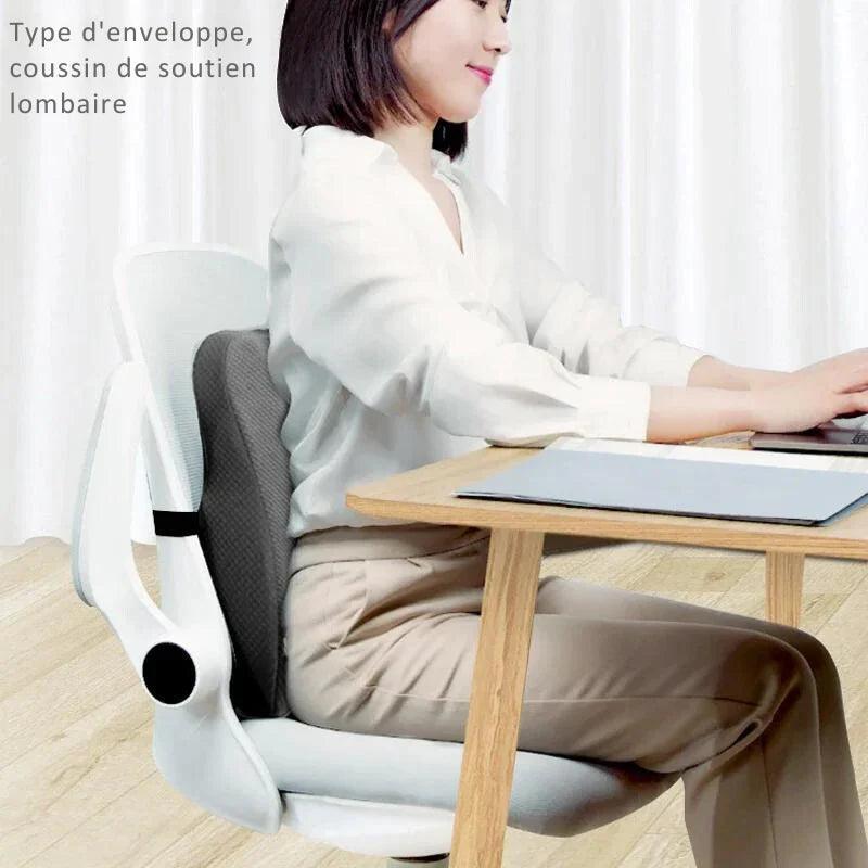 PosturaEase™ – Coussin Ergonomique de Siège, Dossier pour Chaise de Bureau