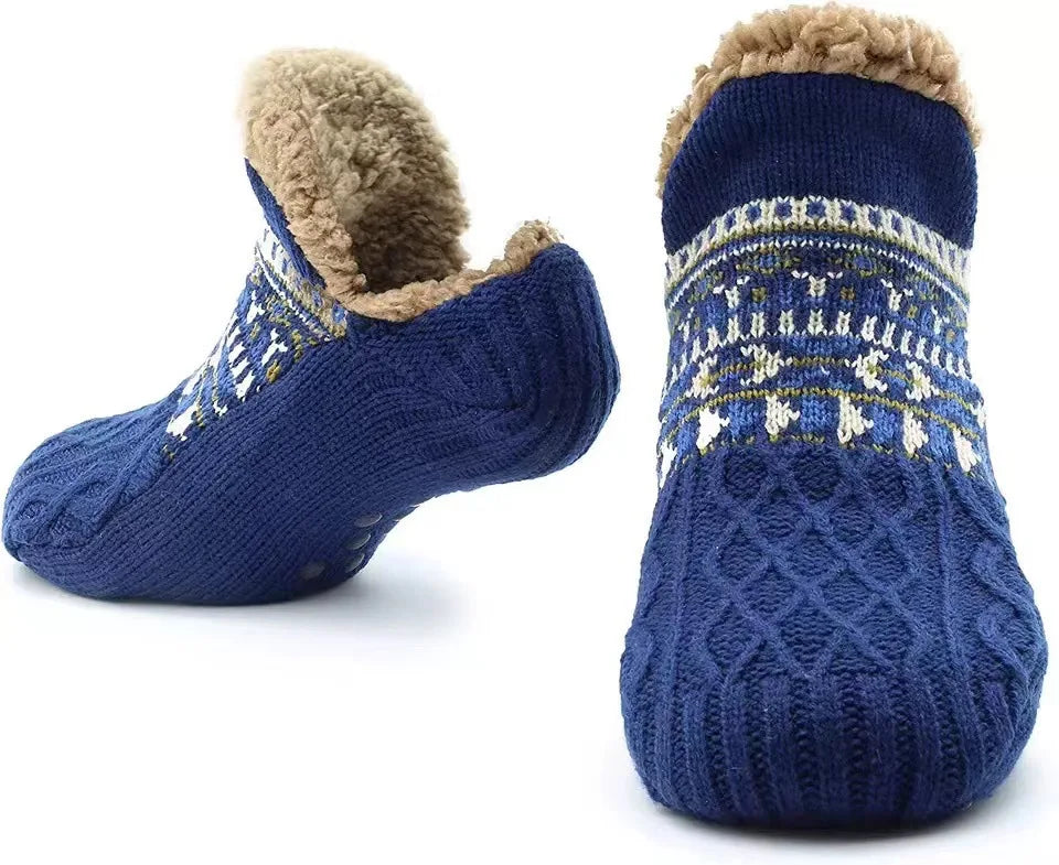 Chaussettes Chaudes Antidérapantes d'Automne pour Hommes et Femmes
