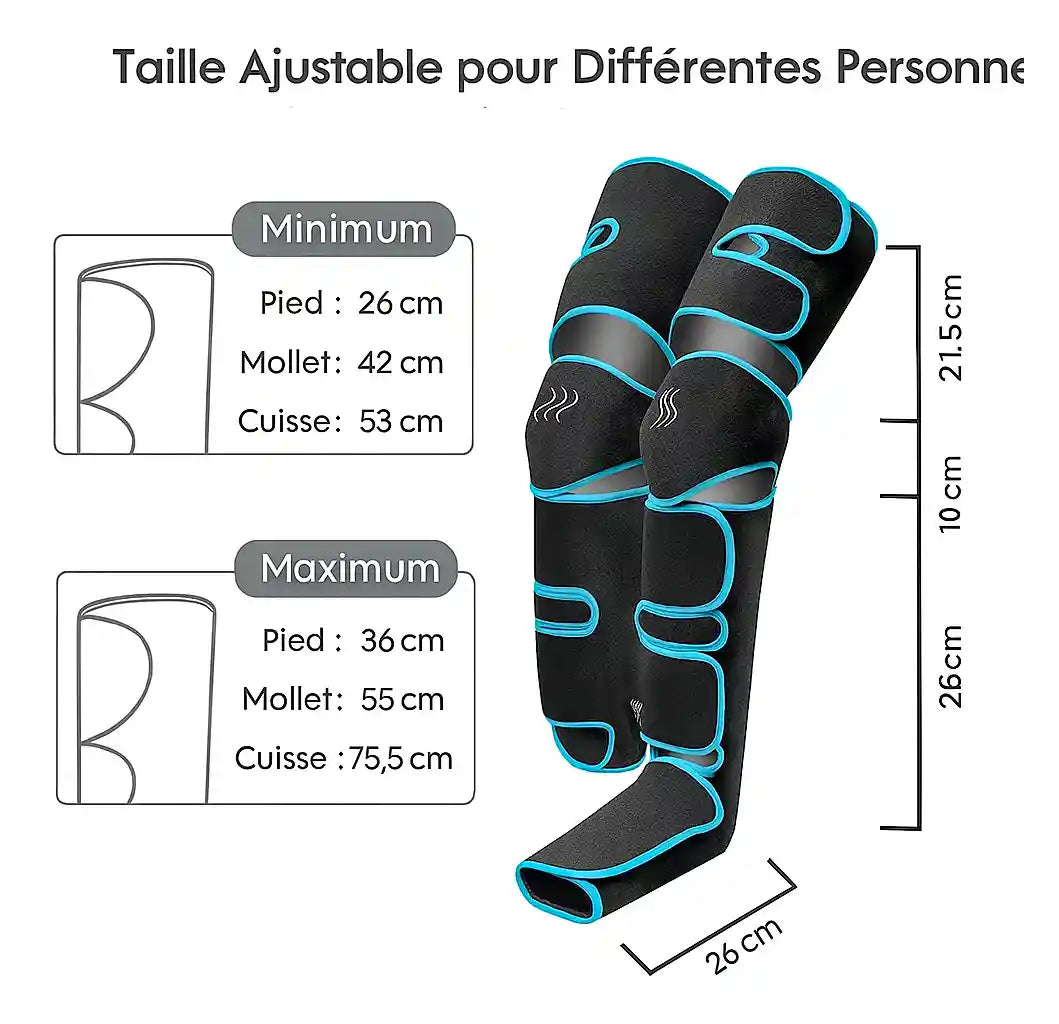 VentroPulse™ – Chaussette Chauffante Massage Jambes pour Détente Musculaire