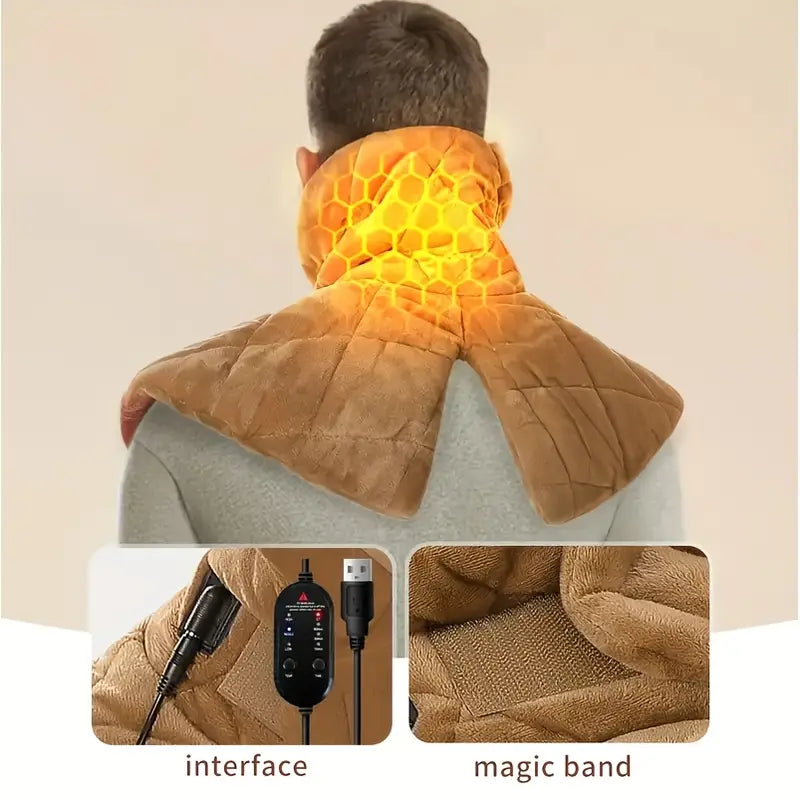 WarmNeck™ – Coussin Massant Chauffant pour Cou et Épaules Ergonomique