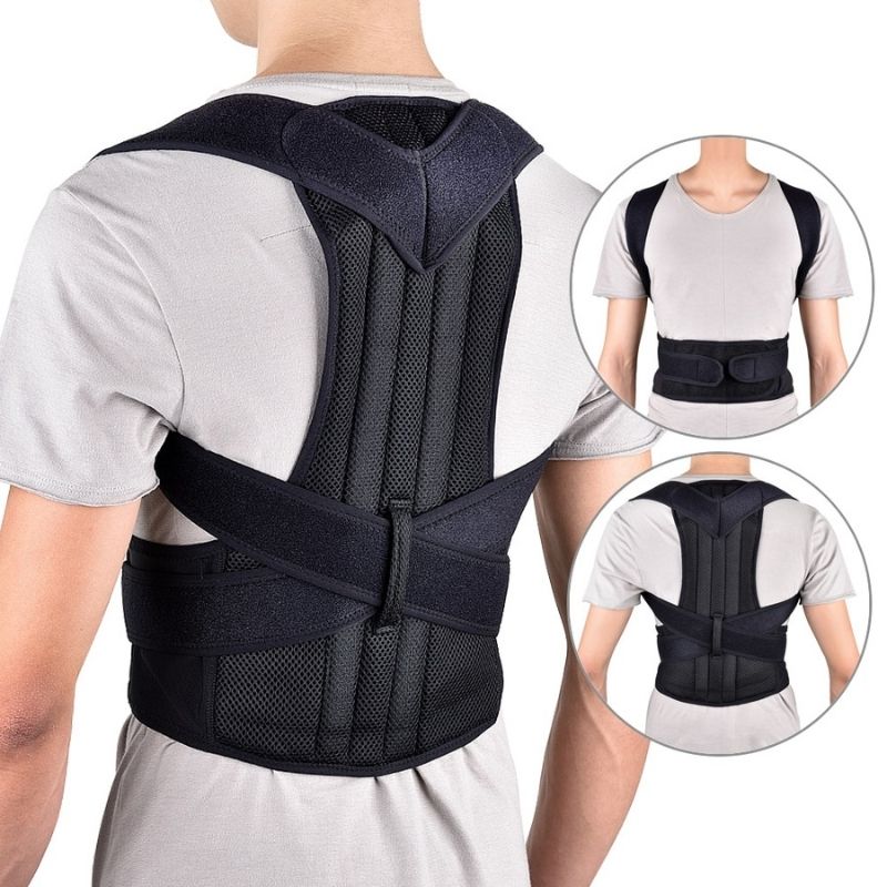 Correcteur de Posture avec Barre Érgonomique Métallique