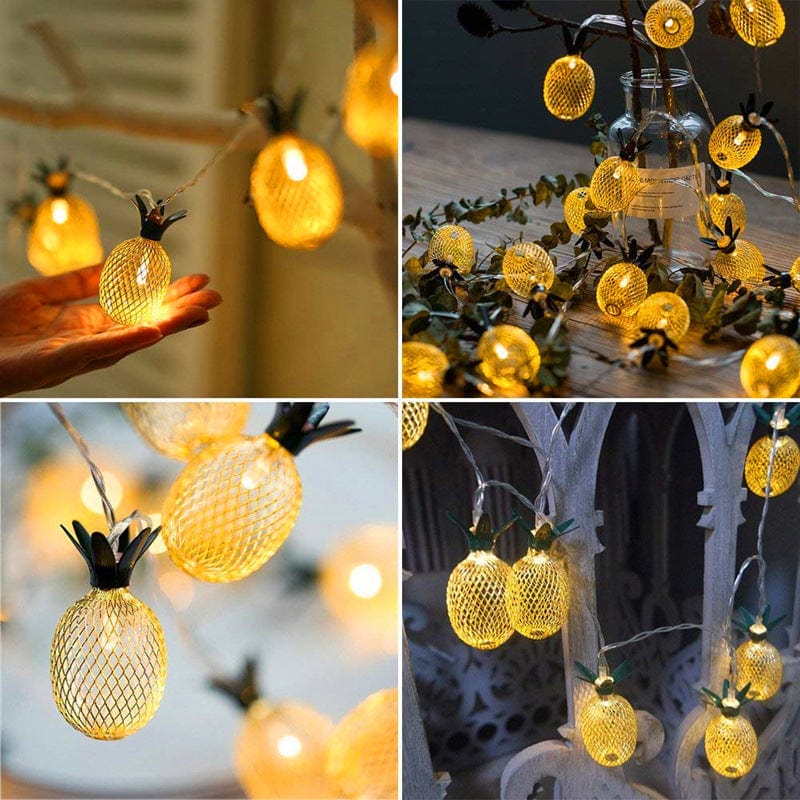 Guirlande Lumineuse Solaire Mini Ananas