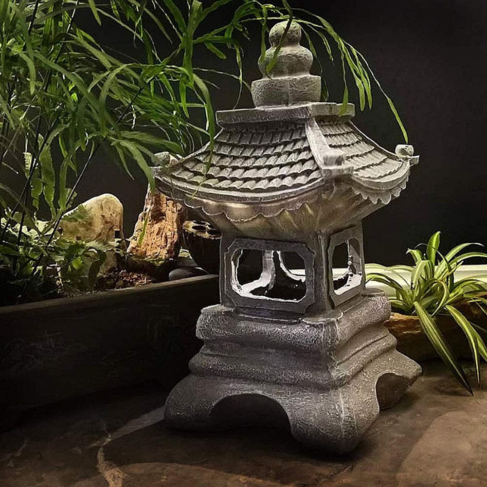 Lanterne Solaire Japonaise Traditionnelle Apaisante