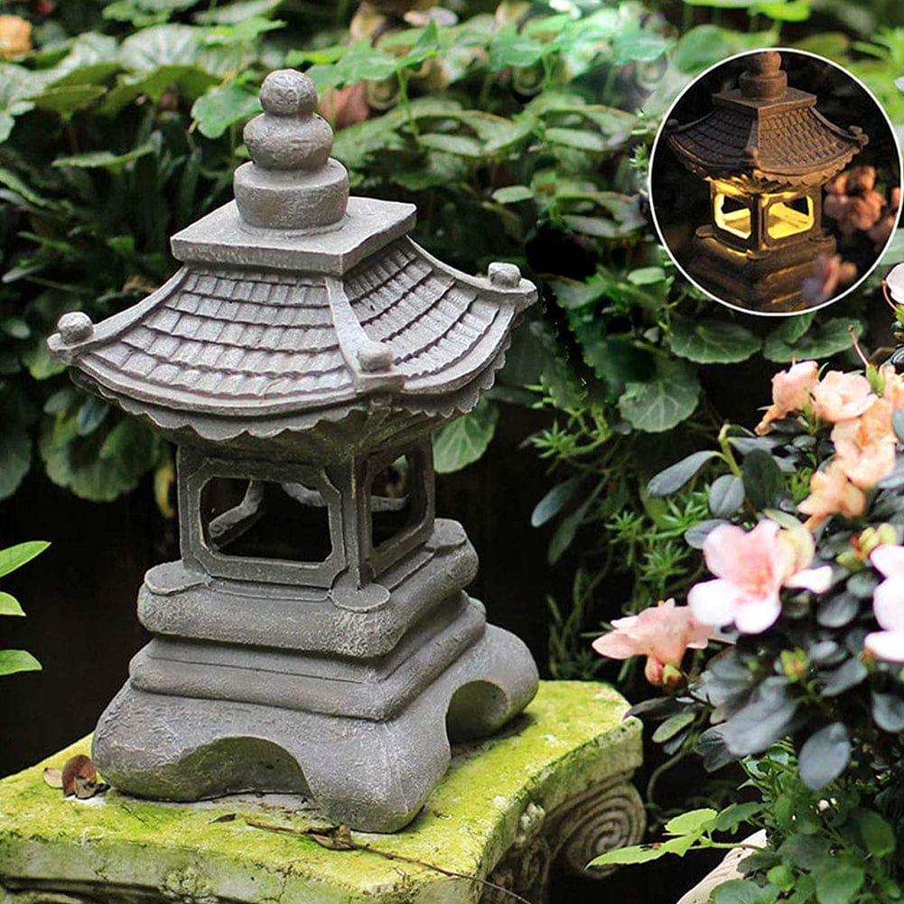 Lanterne Solaire Japonaise Traditionnelle Apaisante