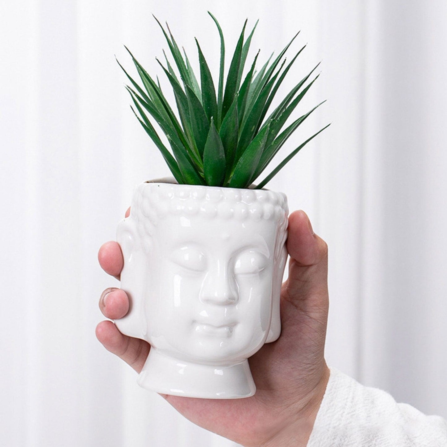 Pot de Fleur en Céramique Bouddha