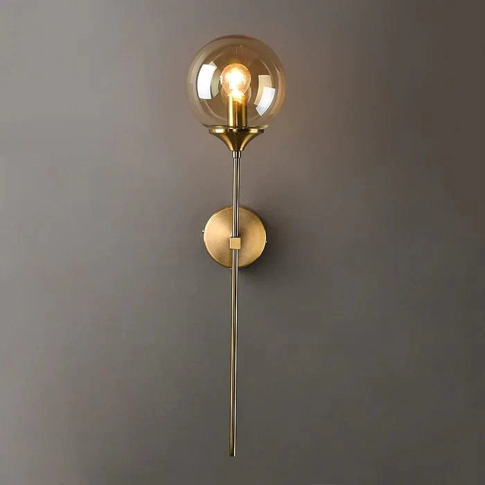 Jardioui 2 Lampes / Ambre Applique Murale LED Bulle Élégante