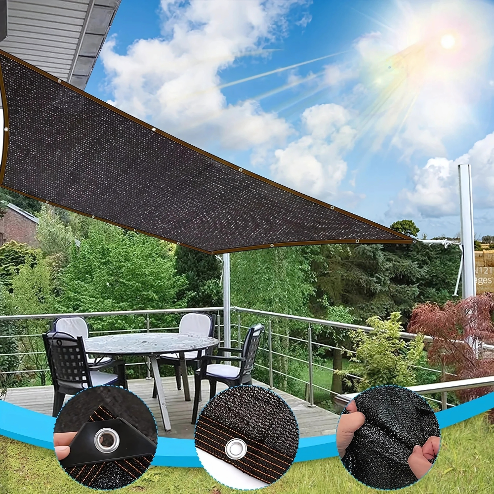 Jardioui 2x2m Voile d'Ombrage Trapeze Professionnel pour Terrasse