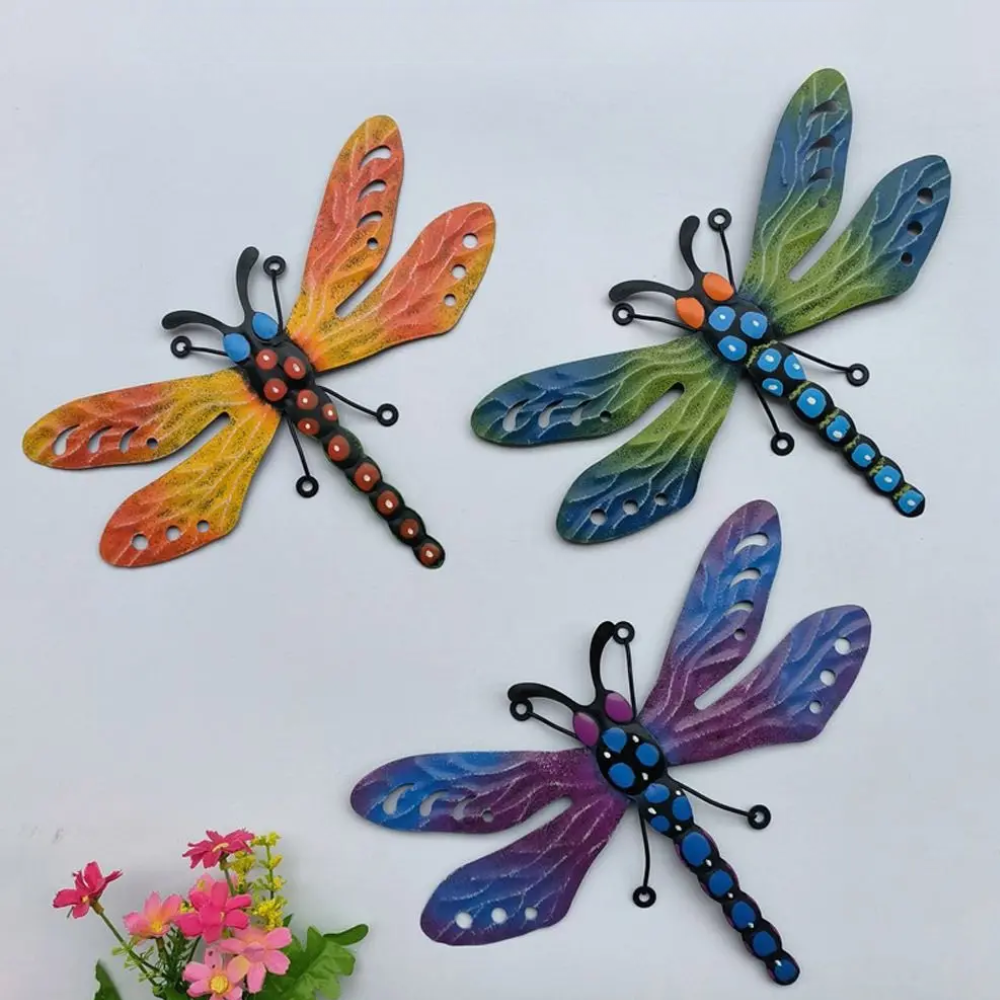 Jardioui 3 Libellules (10.00 €/ pcs) Libellule Magique Décorative de Jardin
