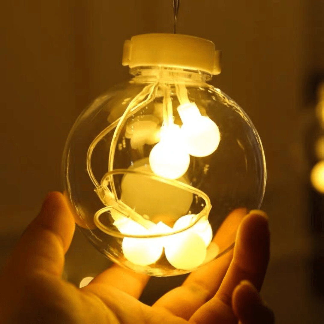 Guirlande Solaire LED Boule Éclatante Féerie