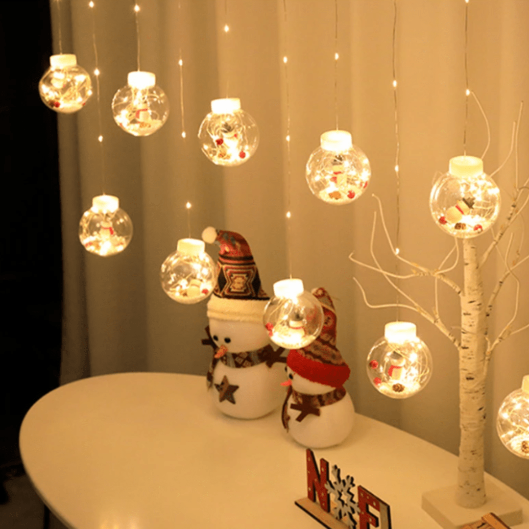 Guirlande Étoilée Bulle de Noël Captivante