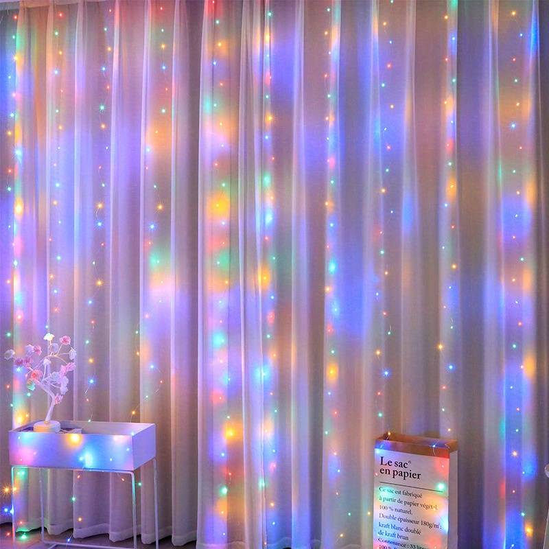 Guirlande Lumineuse de Rideau Enchanteresse