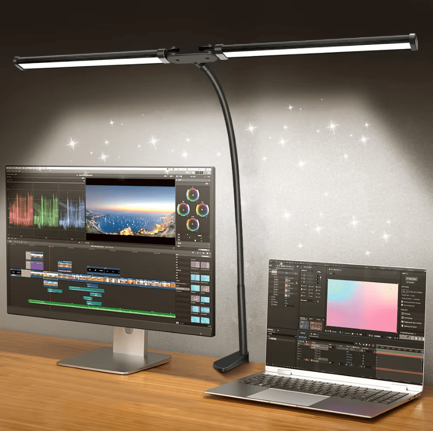 Lampe de Bureau LED à Pince