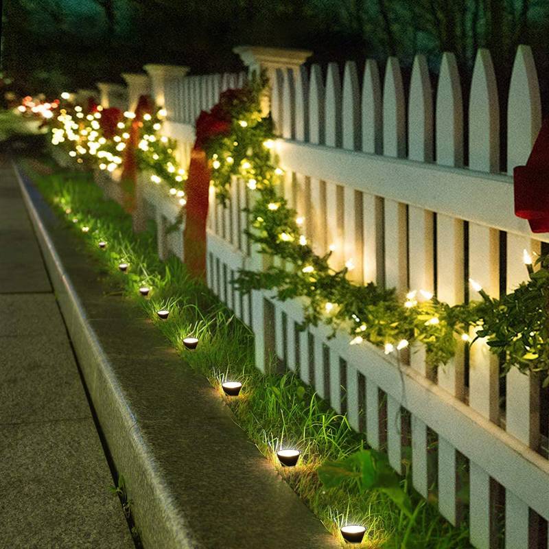 Spots Solaire Extérieur de Pelouse Ultra-Lumineuses (Lot de 8 + 2 Offertes)