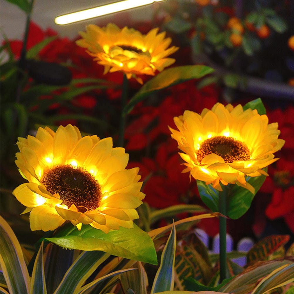 Lampe Solaire Extérieur Enchanteresse Tournesol