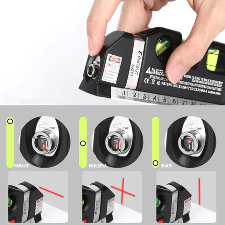 Outil de mesure laser multifonction