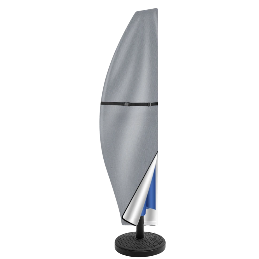 Jardioui S (205cm) / Gris Housse Parasol Déporté Premium