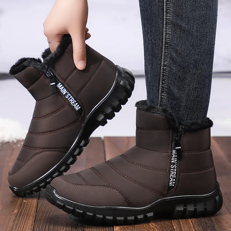 bottes chaudes et antidérapantes unisexe