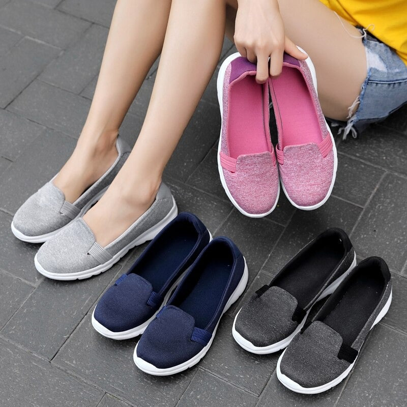 chaussures confortables à enfiler pour femmes