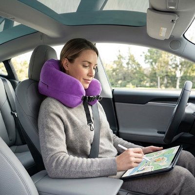 Oreiller de voyage pour voiture