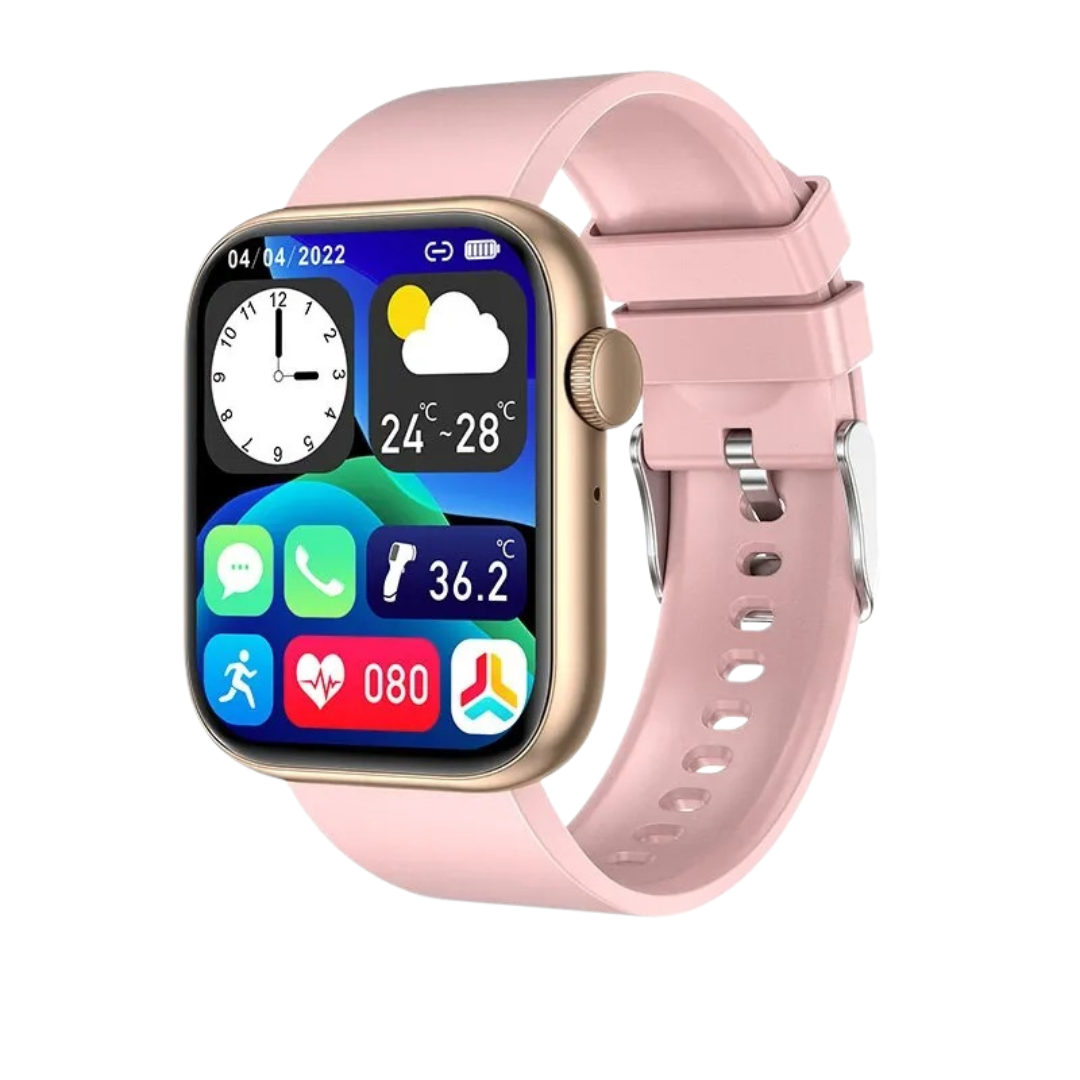 SmartFit™ – Montre Intelligente Femme Étanche avec Suivi de Santé