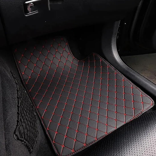 Tapis voiture noir-rouge | Cartapi™