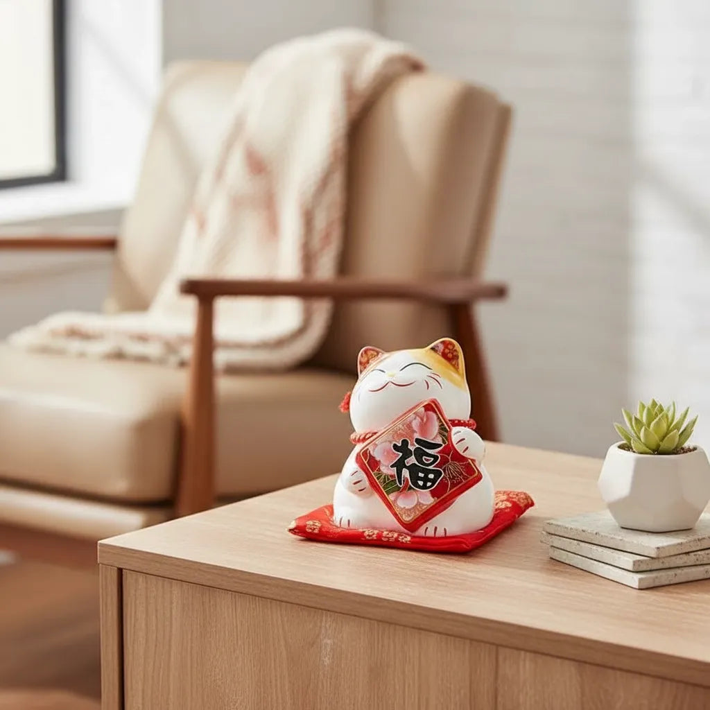 Tirelire Chat Chinois