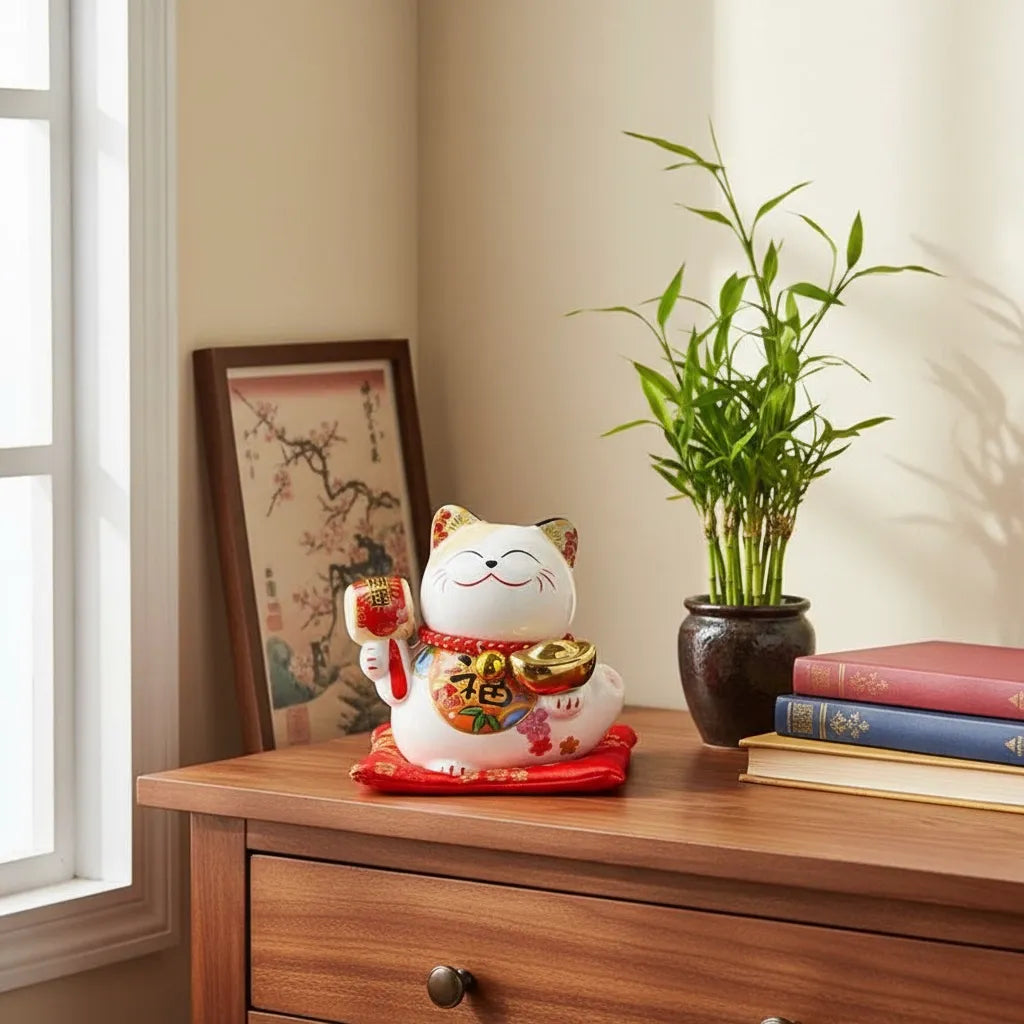 Tirelire Chat Chinois
